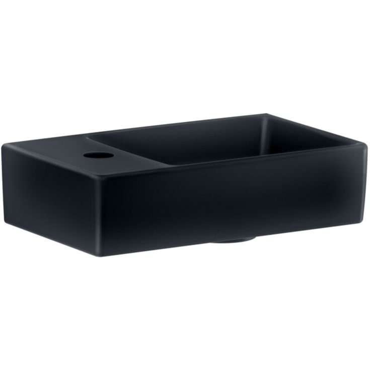 Gustavsberg Artic Small håndvask, 22x36 cm, sort