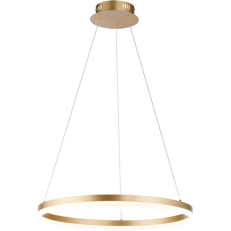 Paul Neuhaus Titus pendellampa, mässing, Ø60 cm