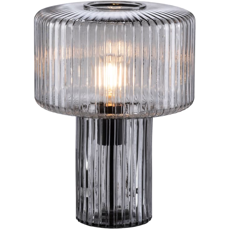 Paul Neuhaus Fungus bordslampa, rökfärgad