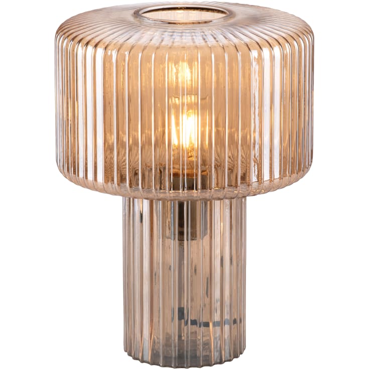 Paul Neuhaus Fungus bordslampa, bärnstensfärgad