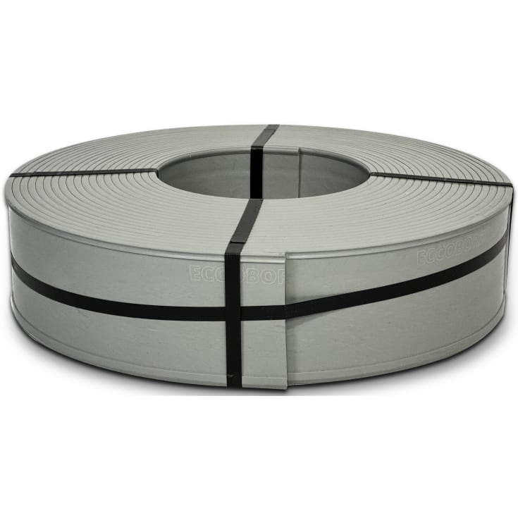 Ecco kantskinne, 140 mm, 25 meter, grå