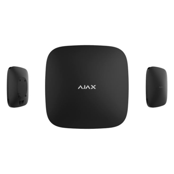 Ajax Hub 2 Plus kontrolpanel, sort