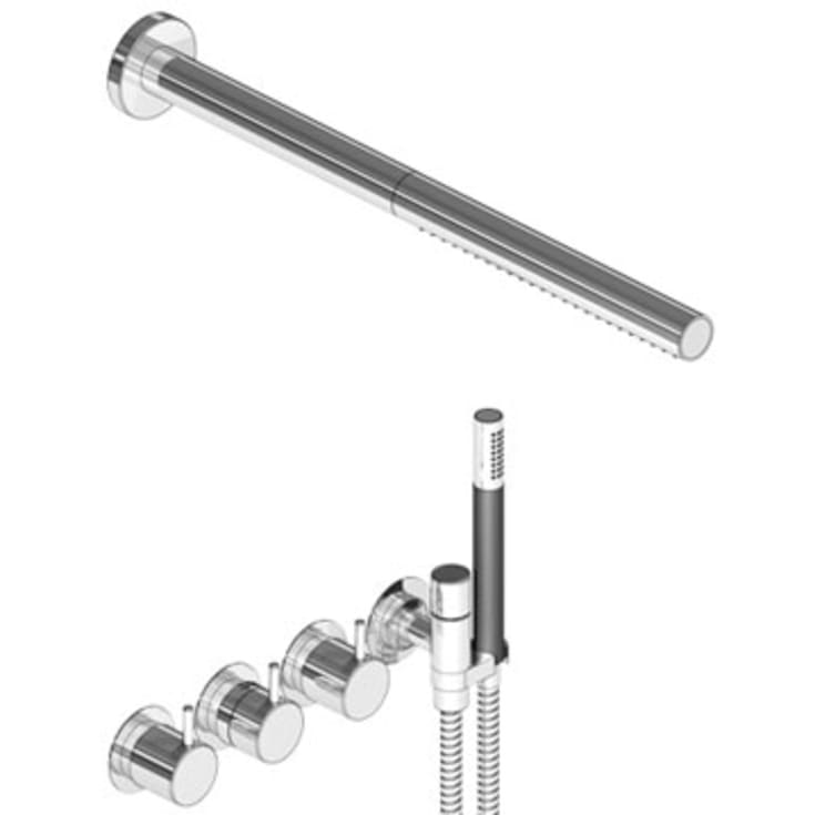 Vola 5471R-081ST duschset, krom