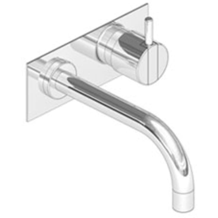 Vola 122X servantbatteri for innbygging, 225 mm tut, blander høyre, krom