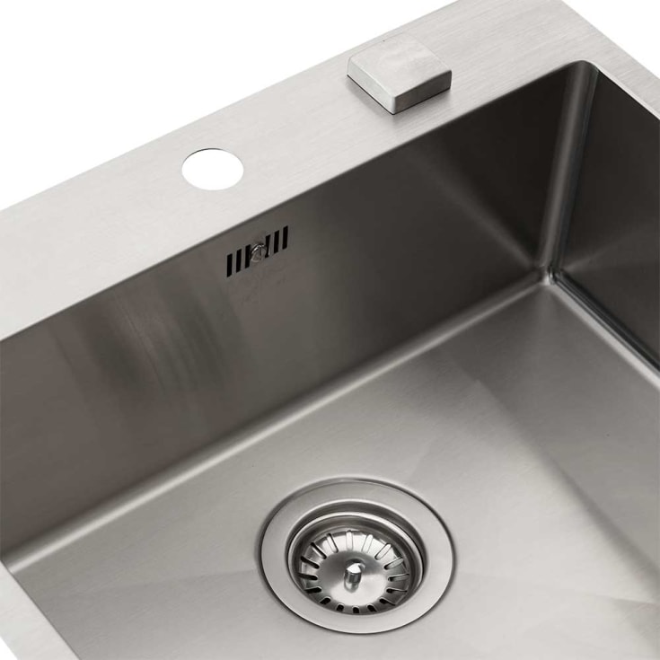 Lavabo Kubus 541 soft køkkenvask, 54x50 cm, rustfrit stål