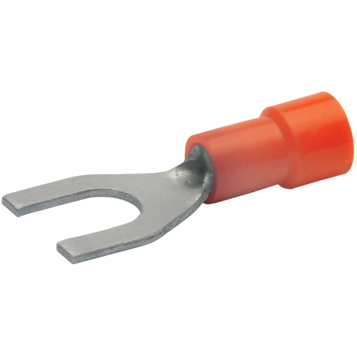 100 stk Isol. Pladekabelsko M5 , 0,5-1MM²,gaffelformet