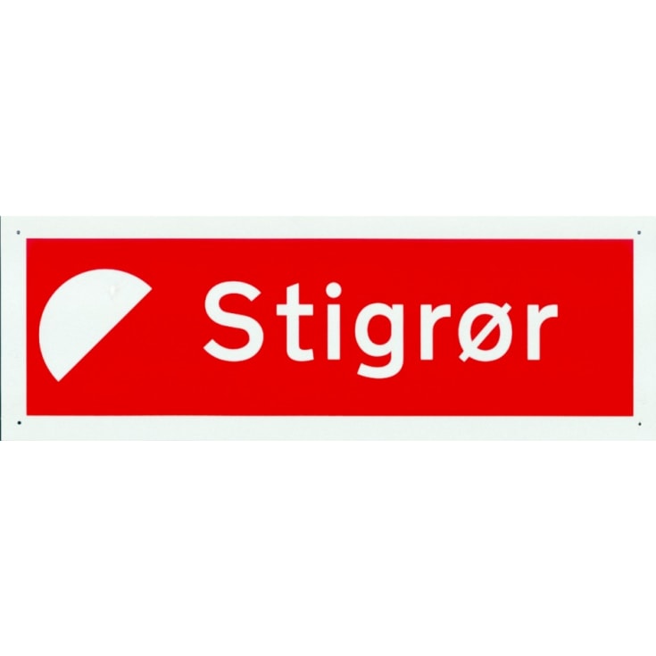 SKILT, STIGRØR, PIKTOGRAM