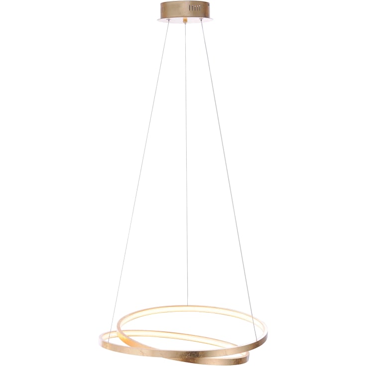 Paul Neuhaus Roman pendellampa, guld, Ø72 cm