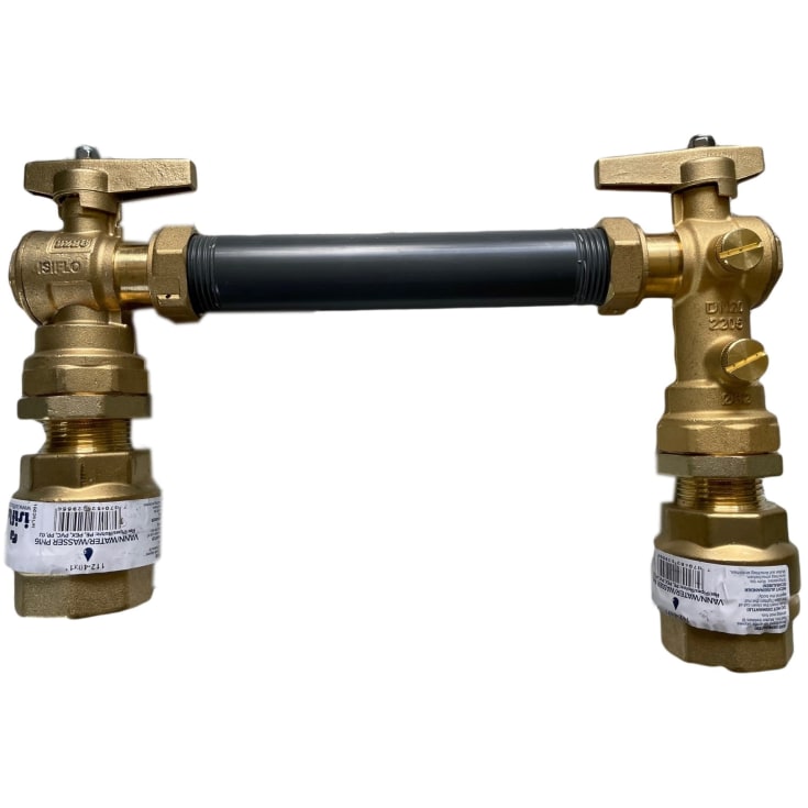 Komplet målerbrønd Ø400 mm - m/40 mm ventilsæt og kontraventil