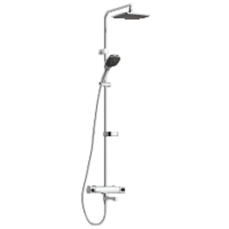 FM Mattsson Siljan badkarsblandare med duschset, krom