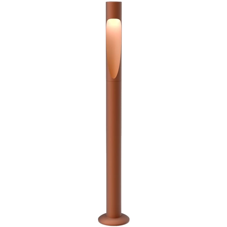 Louis Poulsen Flindt Garden pullert, 2700K, base, corten, høy