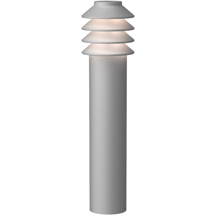 Louis Poulsen Bysted Garden pullert, 2700K, base, aluminium, høy