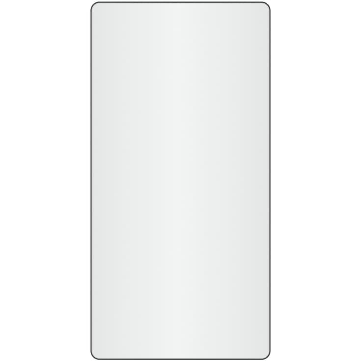 Loevschall Refine Square spejl, 45x90 cm, sort