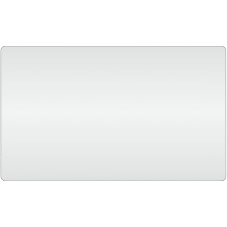 Loevschall Refine Square spejl, 60x100 cm, børstet aluminium