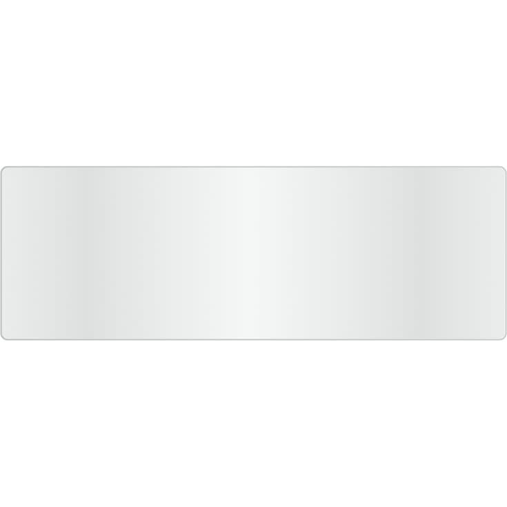 Loevschall Refine Square spegel, 55x160 cm, borstad aluminium