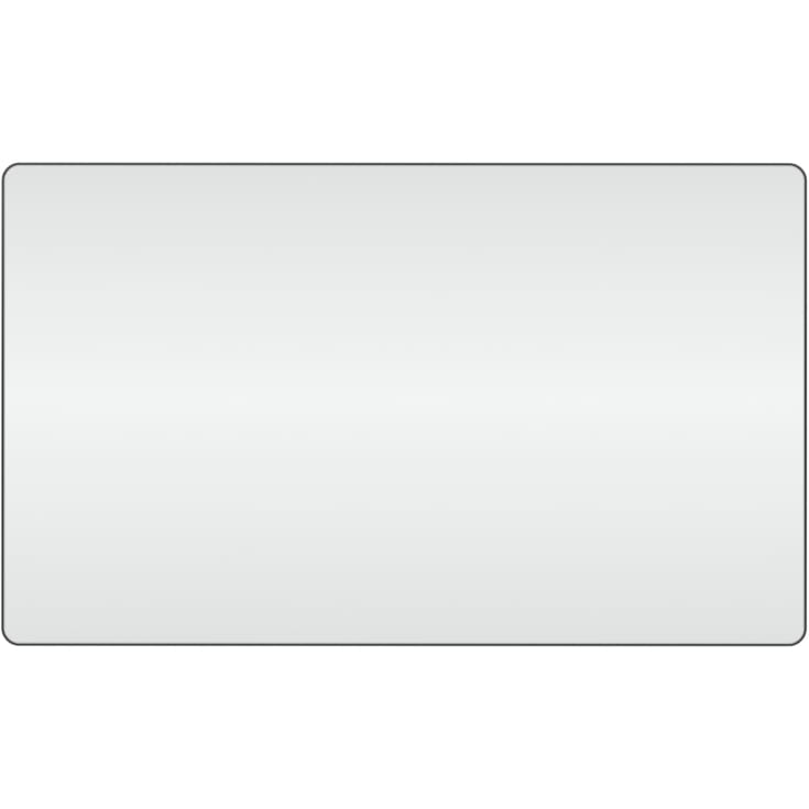 Loevschall Refine Square spejl, 60x100 cm, sort