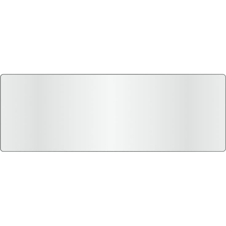 Loevschall Refine Square spejl, 55x160 cm, sort