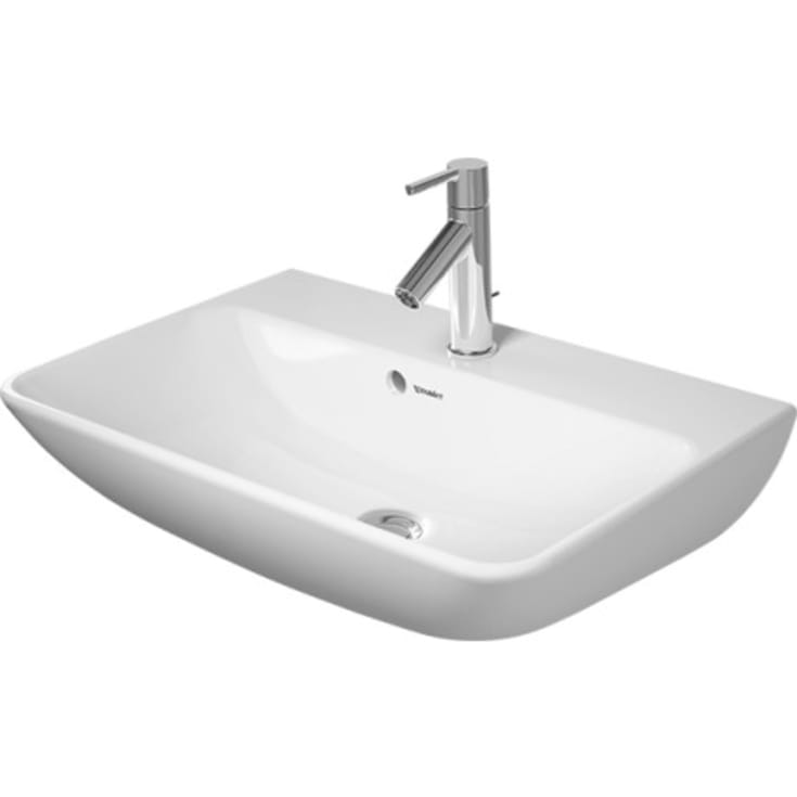 Duravit ME by Starck vegghengt servant, 60x40 cm, med wondergliss, hvit