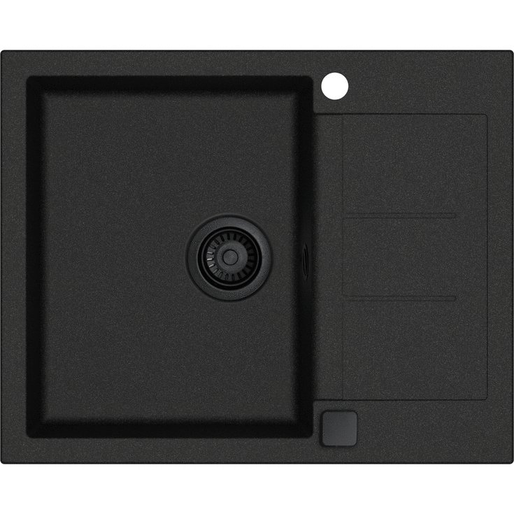 Lavabo Saturn 620 køkkenvask, 62x50 cm, sort