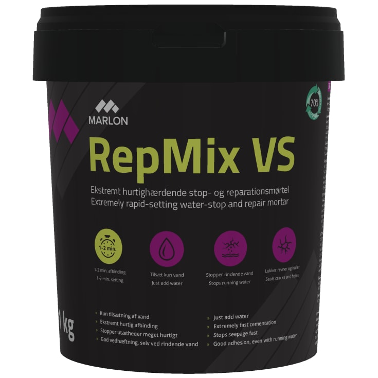 Marlon RepMix VS stopp- og reparasjonsmørtel, 1 kg