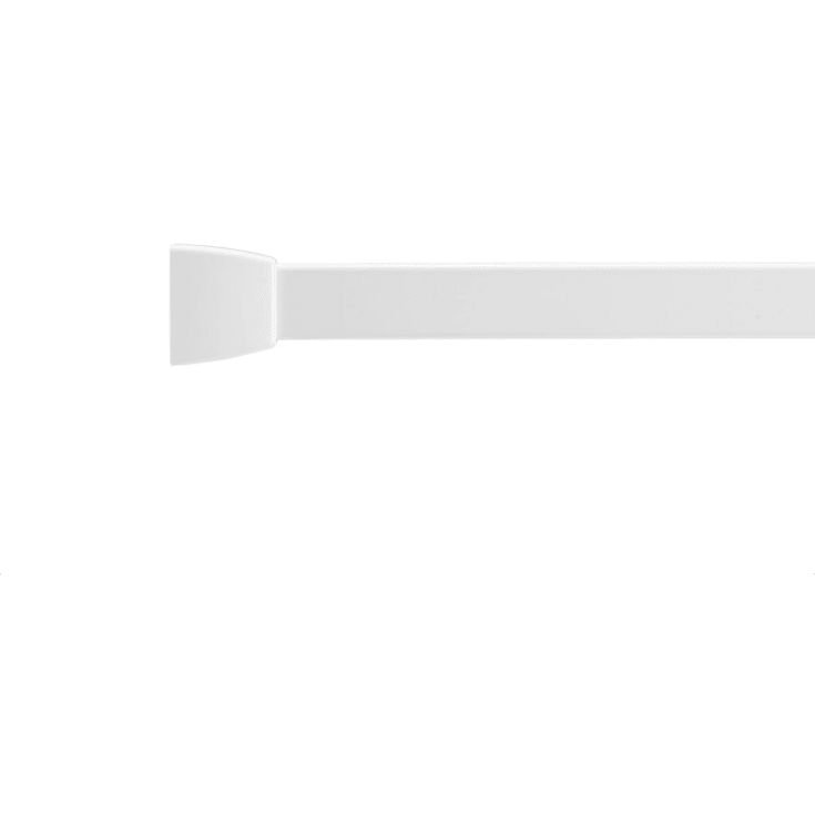 Hefe Modulær badeforhængsstang, hvid