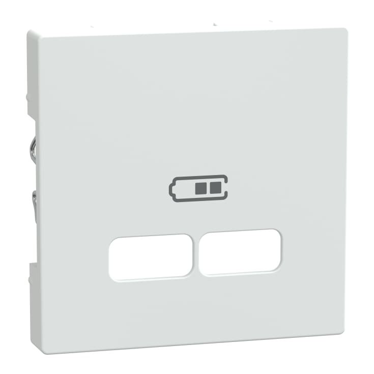 Merten afdækning for USB lader, hvid