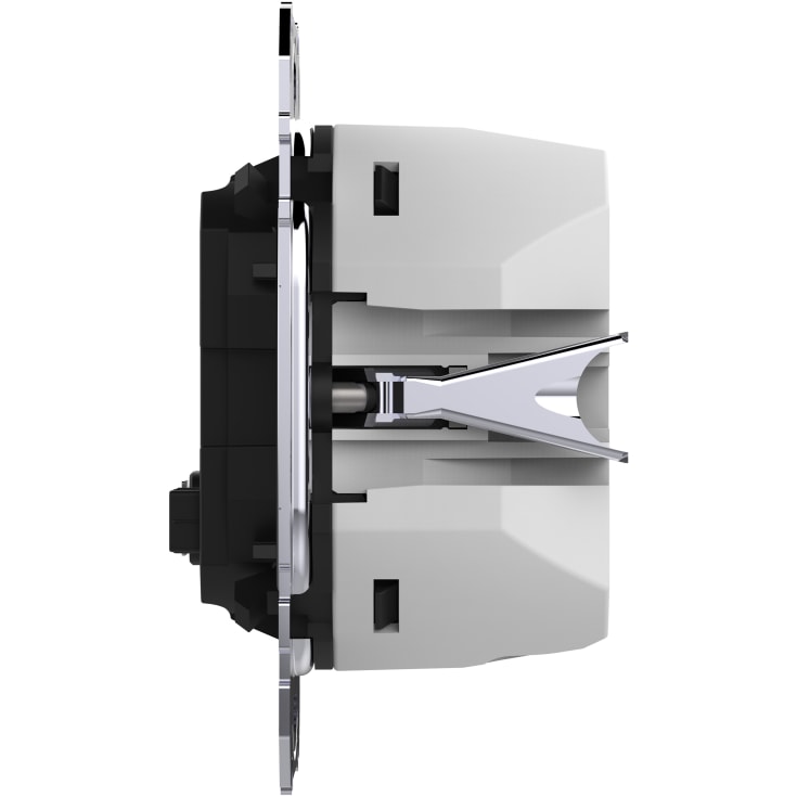 Merten USB lader indsats med USB-C 3A + USB-A 2,4A