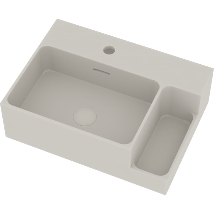 Ideavit SolidDual 1.0 servant, 50x36 cm, matt hvit