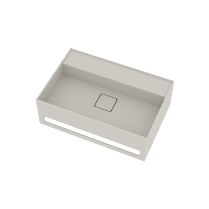 Ideavit SolidBliss-60TB tvättställ, 60x40 cm, matt vit