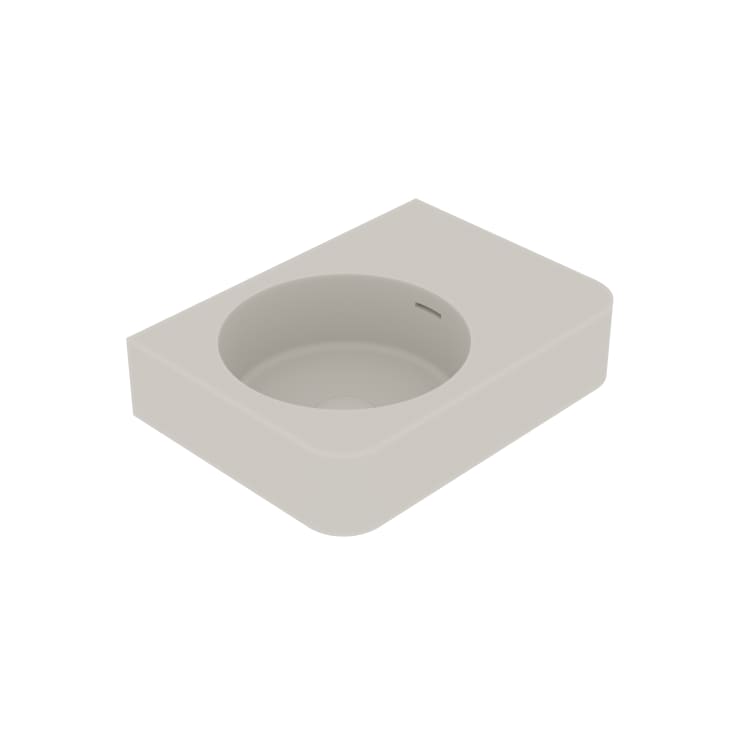 Ideavit SolidBrio-45 håndvask, 45x33 cm, mat hvid