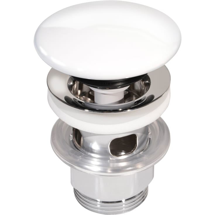 Gustavsberg Estetic bundventil, push-open, mat hvid