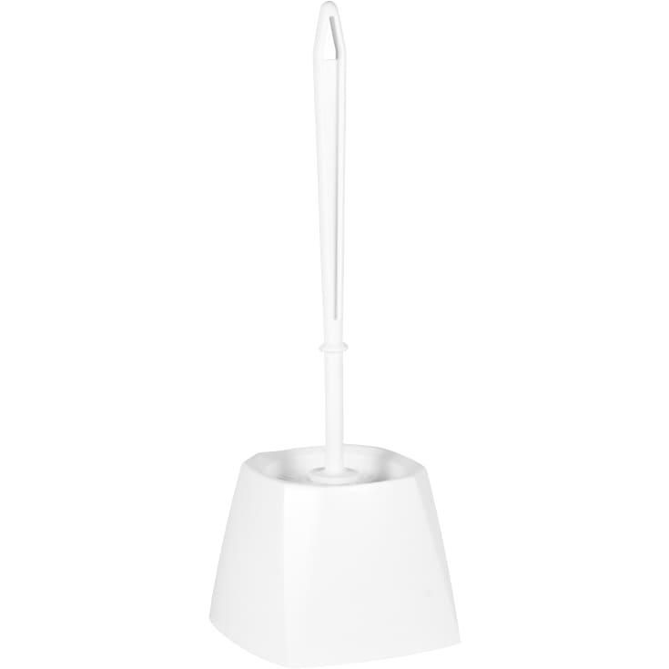 toalettbørste, hvit