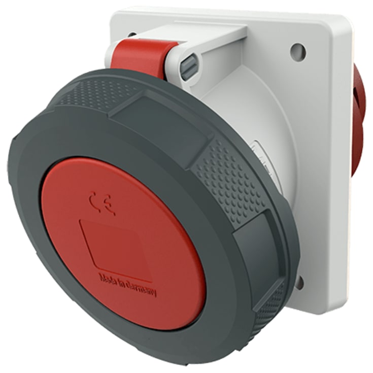 5 stk CEE Vægudtag Skrå 63A 5P 6H 400V IP67