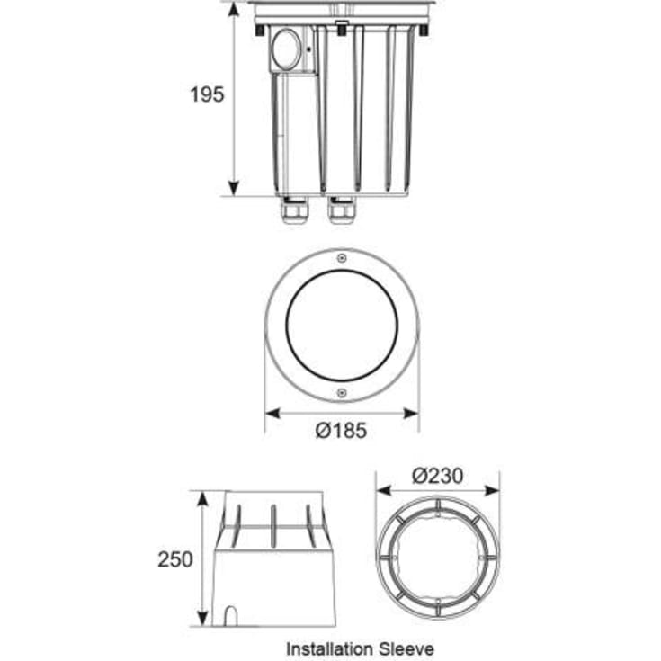 Deco HB2 Alu PC 96W, CRI80, 11500lm, 3000K/4000K, IP20 1-10V