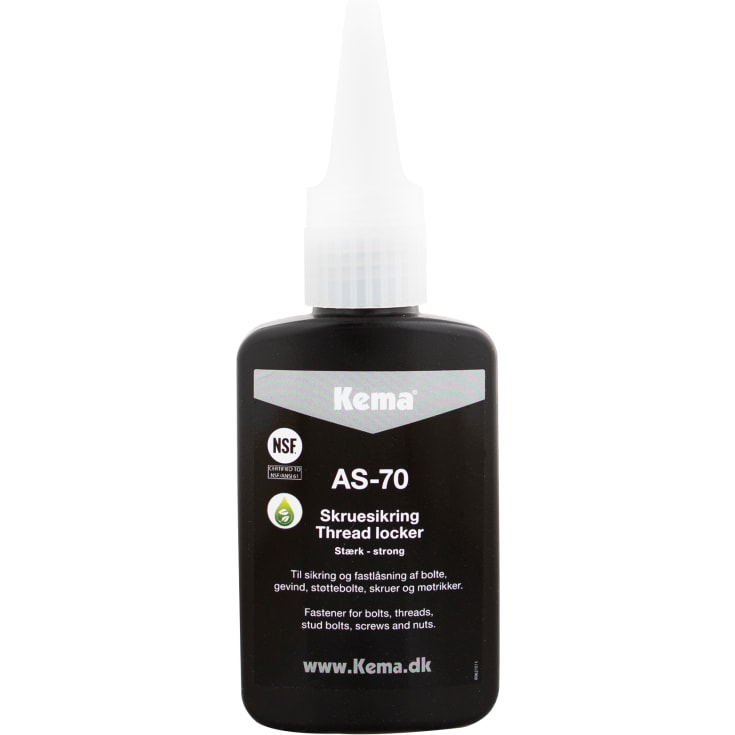 KEMLOCK AS-70 SKRUESIKRING STÆRK - 50ML