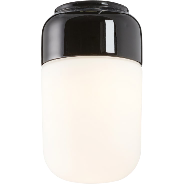 Ifö Ohm loftlampe, sort/opal