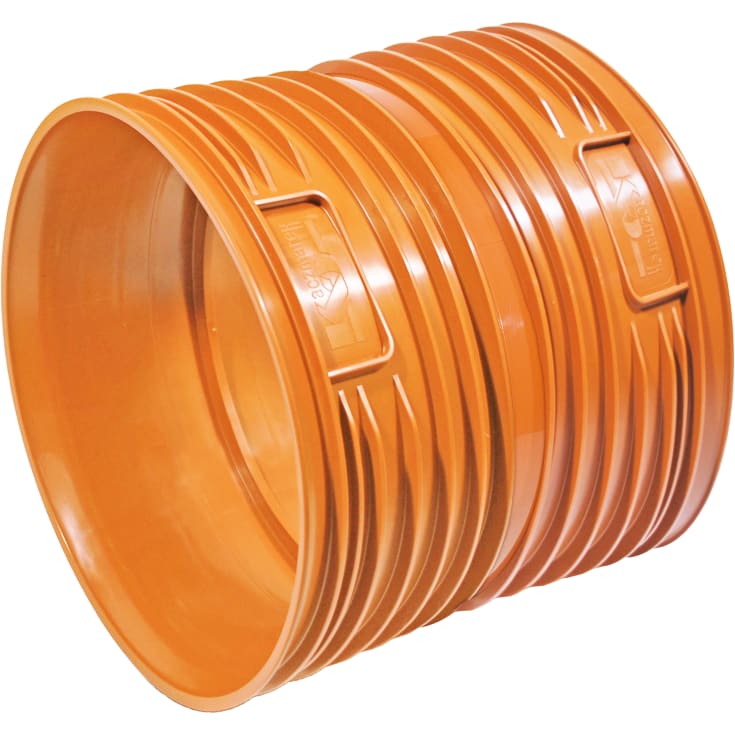 Kaczmarek K2 OD 250 mm PP dobbel hylse, uten gummiringer