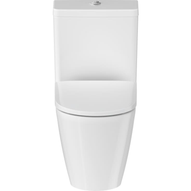 Duravit D-Neo toilet, kun underdel, back-to-wall, uden skyllekant, antibakteriel, hvid