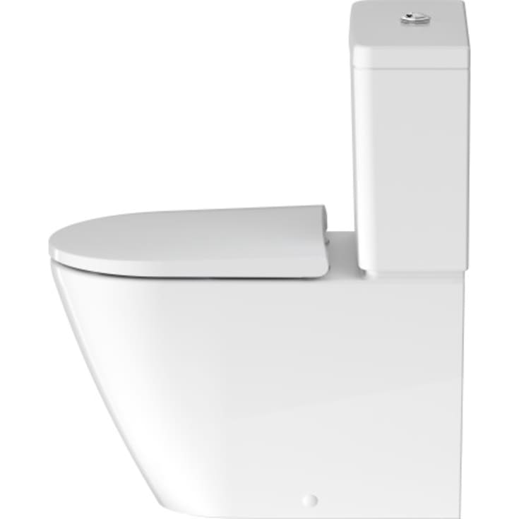Duravit D-Neo toilet, kun underdel, back-to-wall, uden skyllekant, antibakteriel, hvid