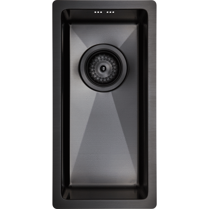 Lavabo Kubus 180 Soft køkkenvask, 22x44 cm, sort