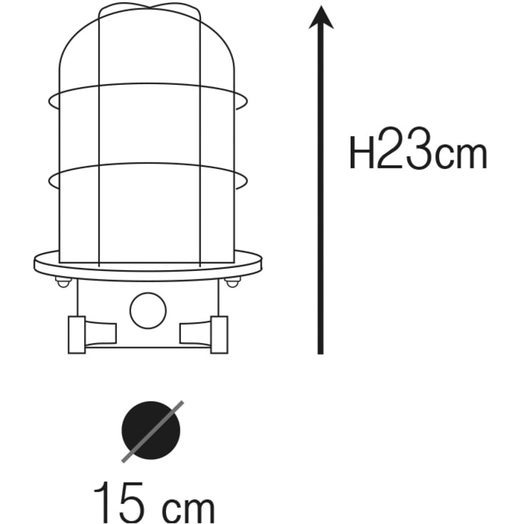 Andromeda 21 staldlampe