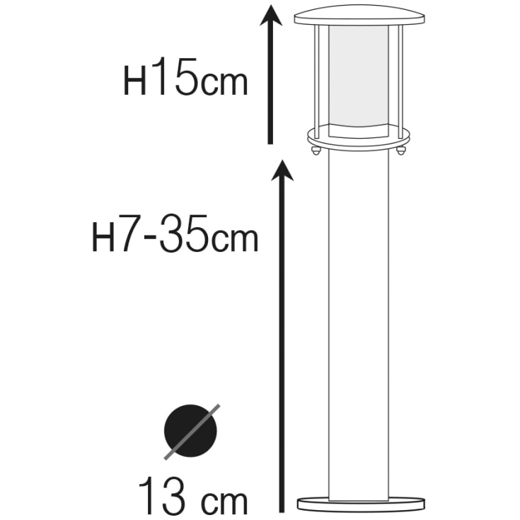 Andromeda 30 havelampe