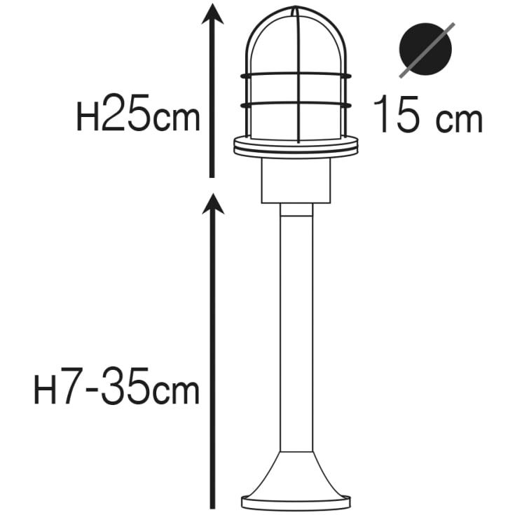 Andromeda 45 havelampe