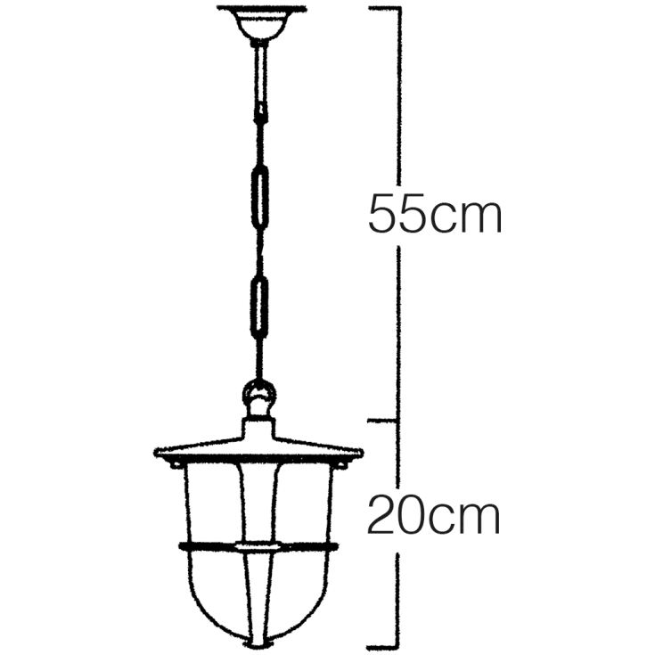 Andromeda 649 udendørs pendel