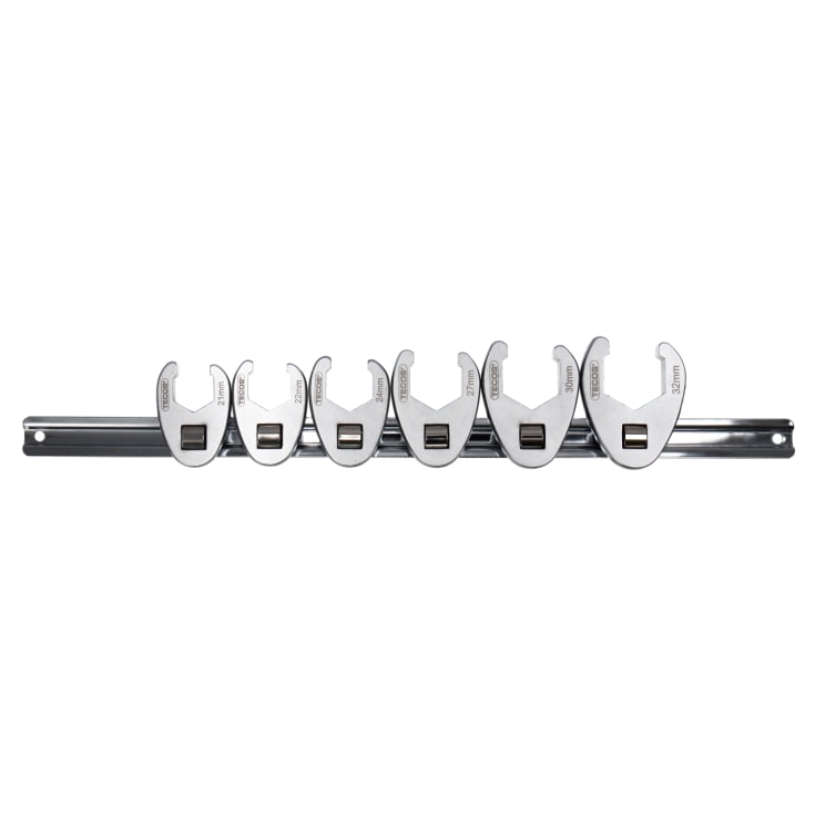 Tecos kråkefotsett, 21-32 mm, 1/2", 5 deler