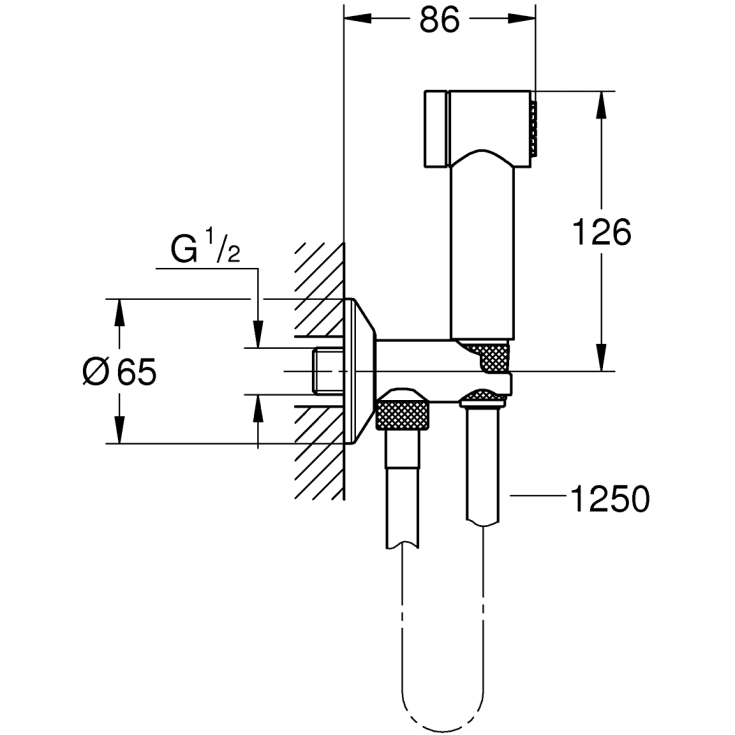 Grohe K7 köksblandare, krom