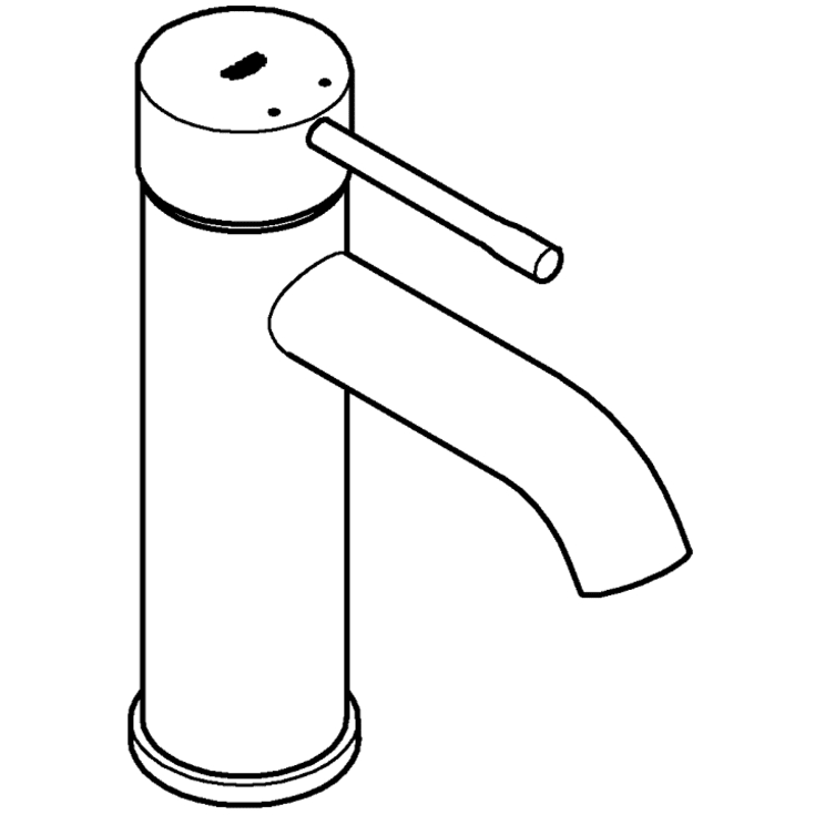 Grohe Essence servantbatteri, messing