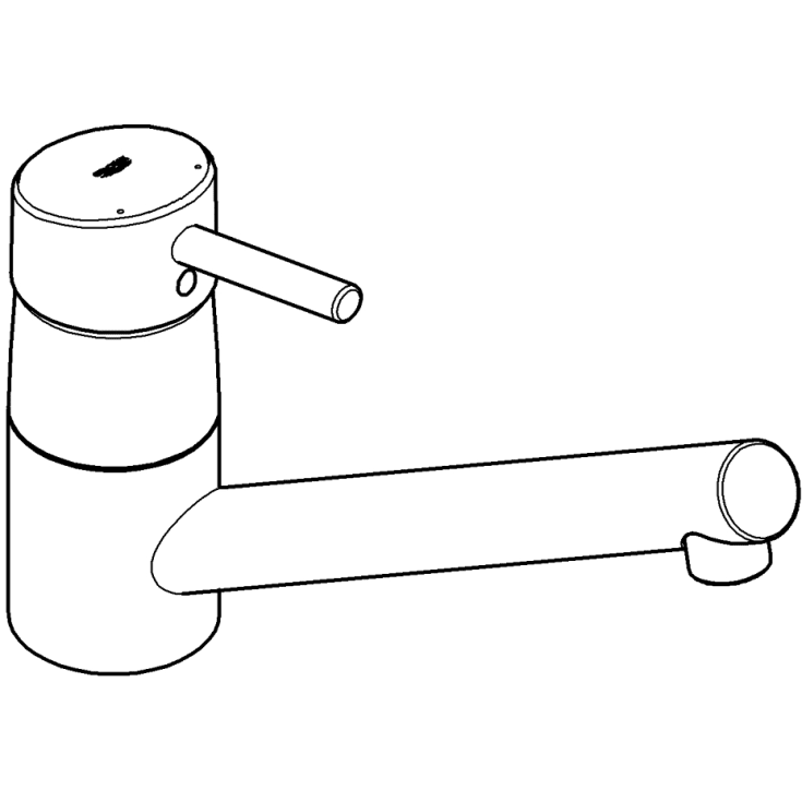 Grohe Concetto köksblandare, krom