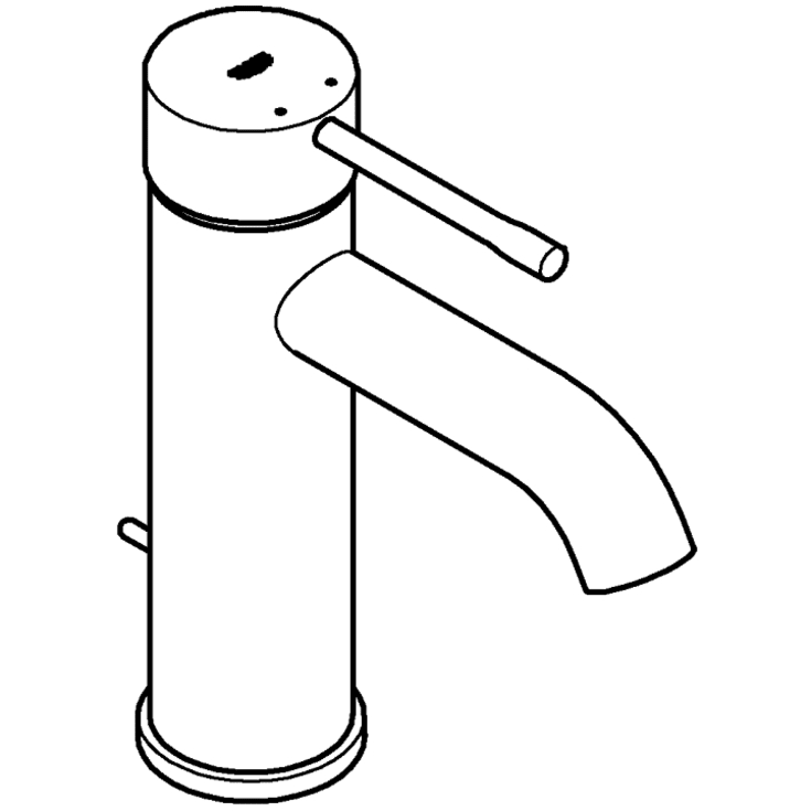 Grohe Essence servantbatteri, krom