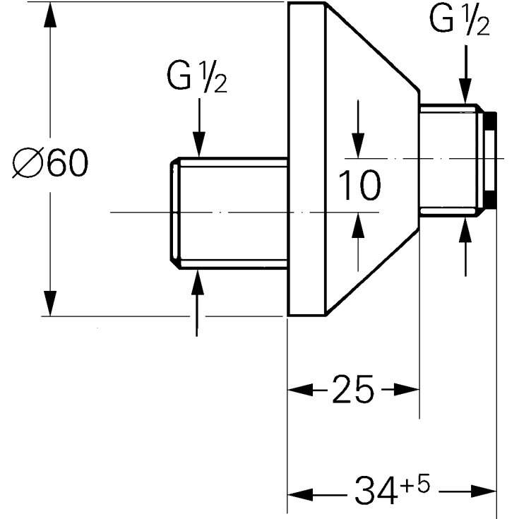 Grohe Essence S håndvaskarmatur, børstet messing
